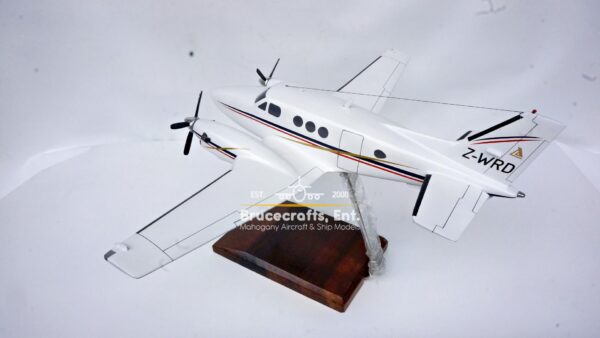 Model of Beechcraft King Air C90 with detailed craftsmanship.